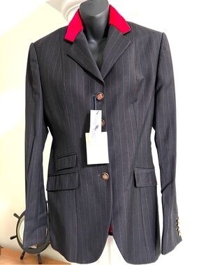 NWT Handsewn Alessandro Albanese Equestrian Show Coat Made in Italy IT 42 US 10